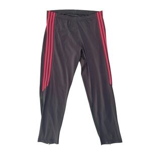 🖤 Adidas Black & Red Athletic Track Pants – Men’s Size L / 46